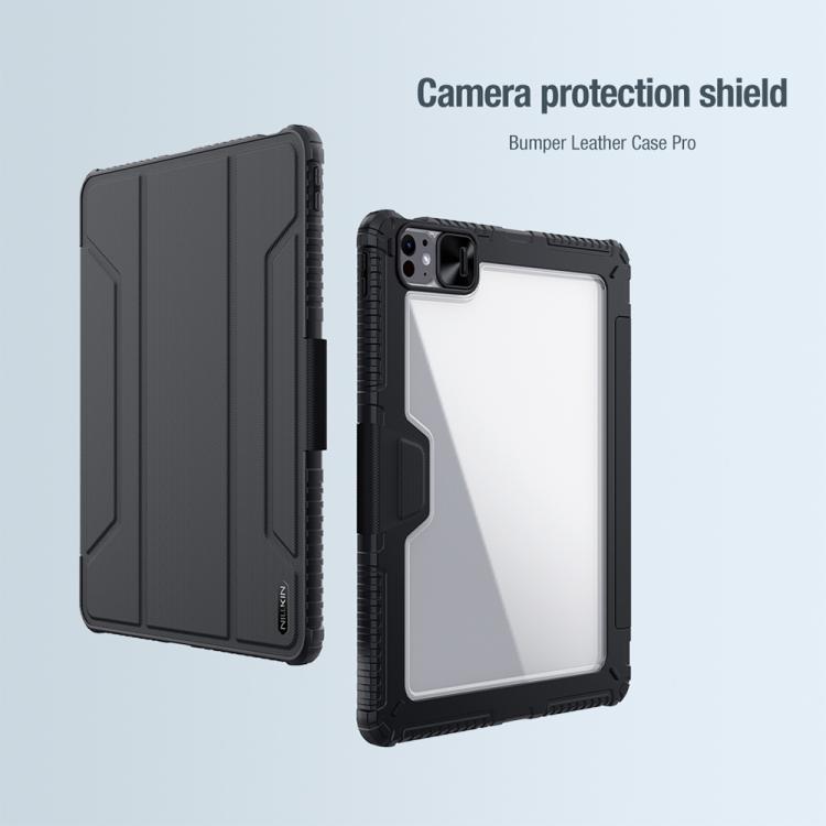 NILLKIN Bumper Pro Folding Style Tablet Leather Case, For iPad Air 13 2024 / 2025 / 2026
