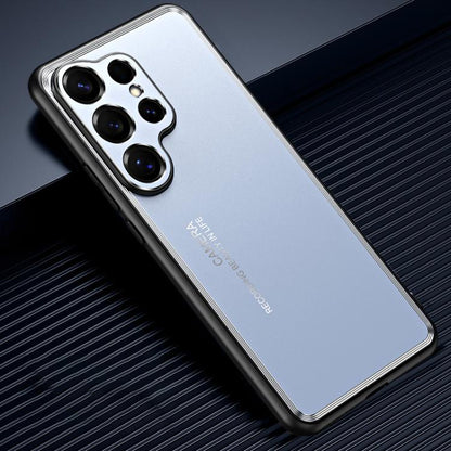 Frosted Metal Phone Case, For Samsung Galaxy S26+ 5G, For Samsung Galaxy S26 Ultra 5G, For Samsung Galaxy S26 5G, For Samsung Galaxy S25 5G, For Samsung Galaxy S25 Ultra 5G