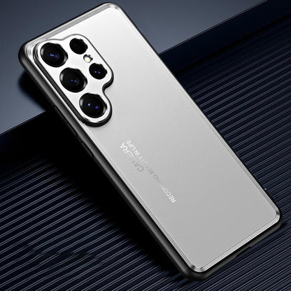 Frosted Metal Phone Case, For Samsung Galaxy S26+ 5G, For Samsung Galaxy S26 Ultra 5G, For Samsung Galaxy S26 5G, For Samsung Galaxy S25 5G, For Samsung Galaxy S25 Ultra 5G
