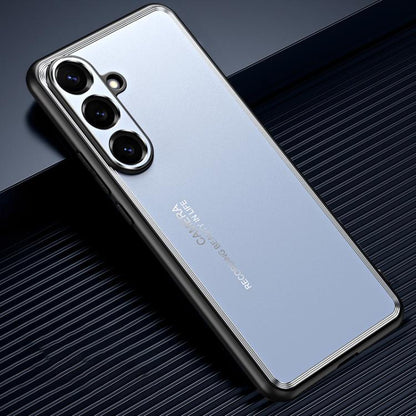 Frosted Metal Phone Case, For Samsung Galaxy S26+ 5G, For Samsung Galaxy S26 Ultra 5G, For Samsung Galaxy S26 5G, For Samsung Galaxy S25 5G, For Samsung Galaxy S25 Ultra 5G
