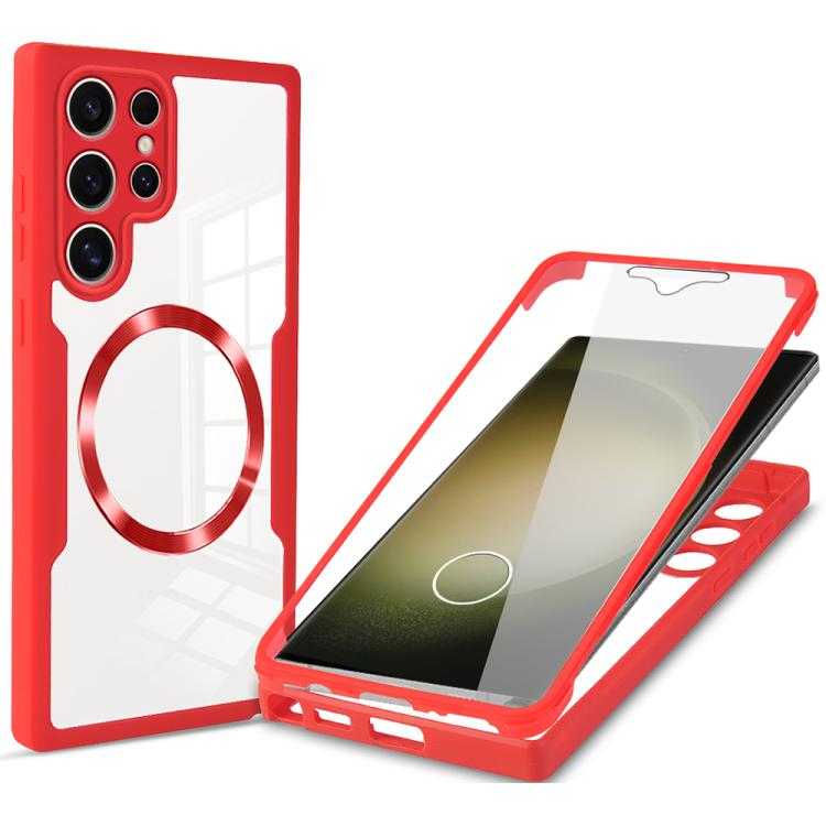 CD Texture MagSafe Phone Case, For Samsung Galaxy S24 Ultra 5G, For Samsung Galaxy S23 FE 5G, For Samsung Galaxy S23 Ultra 5G, For Samsung Galaxy S23+ 5G