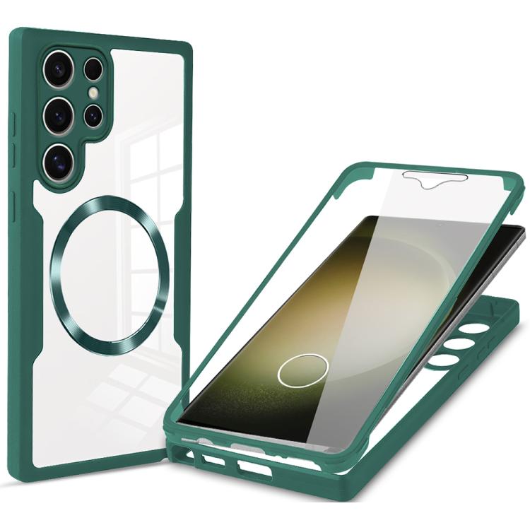 CD Texture MagSafe Phone Case, For Samsung Galaxy S24 Ultra 5G, For Samsung Galaxy S23 FE 5G, For Samsung Galaxy S23 Ultra 5G, For Samsung Galaxy S23+ 5G
