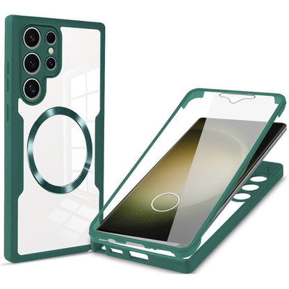 CD Texture MagSafe Phone Case, For Samsung Galaxy S24 Ultra 5G, For Samsung Galaxy S23 FE 5G, For Samsung Galaxy S23 Ultra 5G, For Samsung Galaxy S23+ 5G