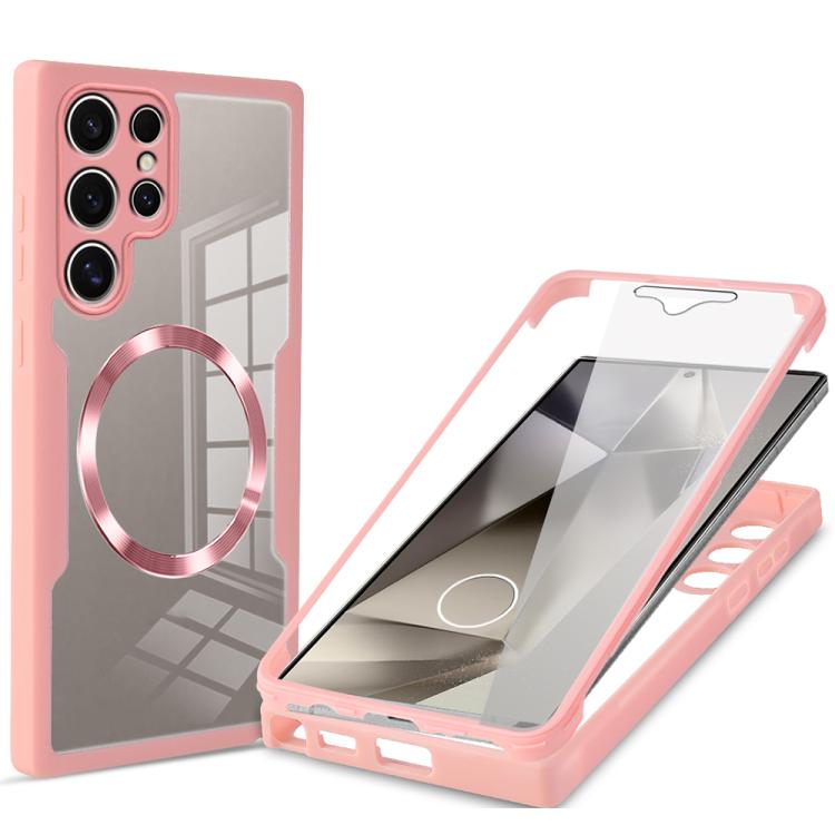 CD Texture MagSafe Phone Case, For Samsung Galaxy S24 Ultra 5G, For Samsung Galaxy S23 FE 5G, For Samsung Galaxy S23 Ultra 5G, For Samsung Galaxy S23+ 5G