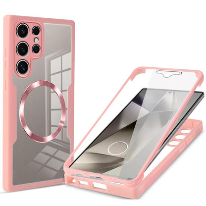 CD Texture MagSafe Phone Case, For Samsung Galaxy S24 Ultra 5G, For Samsung Galaxy S23 FE 5G, For Samsung Galaxy S23 Ultra 5G, For Samsung Galaxy S23+ 5G