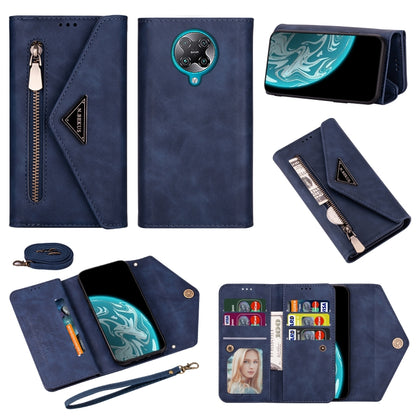 Skin Feel Zipper Horizontal Flip Leather Case with Holder & Card Slots & Photo Frame & Lanyard & Long Rope, For Xiaomi Redmi 8A, For Xiaomi Redmi K30, For Xiaomi Redmi K30 Pro, For Xiaomi Redmi Note 7