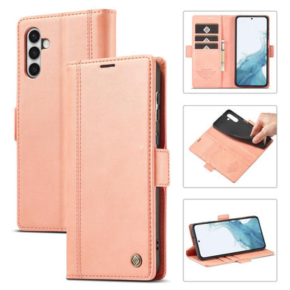 LC.IMEEKE Card Slots Skin Feeling Leather Phone Case, For Samsung Galaxy S25 5G, For Samsung Galaxy S25+ 5G