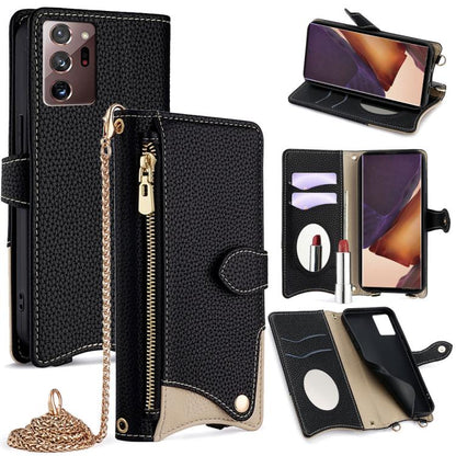 Crossbody Chain Fishtail Litchi Leather Phone Case, For Samsung Galaxy S22 5G, For Samsung Galaxy S21 5G, For Samsung Galaxy S21+ 5G, For Samsung Galaxy S21 Ultra 5G