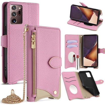 Crossbody Chain Fishtail Litchi Leather Phone Case, For Samsung Galaxy S22 5G, For Samsung Galaxy S21 5G, For Samsung Galaxy S21+ 5G, For Samsung Galaxy S21 Ultra 5G