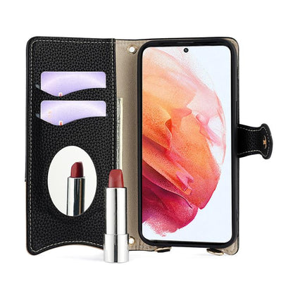 Crossbody Chain Fishtail Litchi Leather Phone Case, For Samsung Galaxy S22 5G, For Samsung Galaxy S21 5G, For Samsung Galaxy S21+ 5G, For Samsung Galaxy S21 Ultra 5G