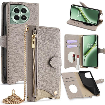 Crossbody Chain Fishtail Litchi Leather Phone Case, For OnePlus Ace 5 / Ace 5 Pro, For OnePlus Ace 3 Pro, For OnePlus Nord N200 5G