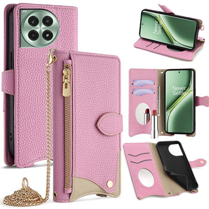 Crossbody Chain Fishtail Litchi Leather Phone Case, For OnePlus Ace 5 / Ace 5 Pro, For OnePlus Ace 3 Pro, For OnePlus Nord N200 5G
