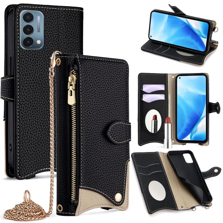 Crossbody Chain Fishtail Litchi Leather Phone Case, For OnePlus Ace 5 / Ace 5 Pro, For OnePlus Ace 3 Pro, For OnePlus Nord N200 5G