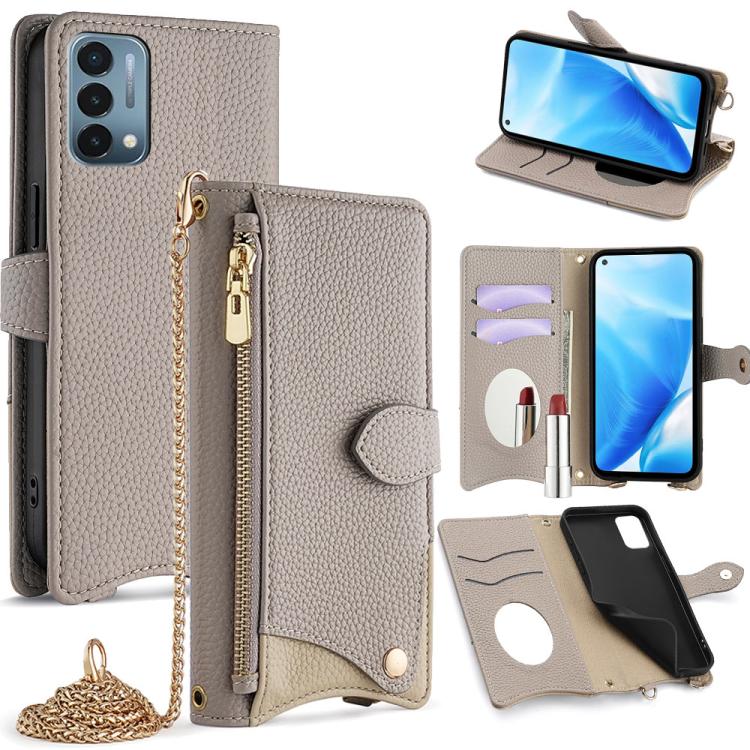 Crossbody Chain Fishtail Litchi Leather Phone Case, For OnePlus Ace 5 / Ace 5 Pro, For OnePlus Ace 3 Pro, For OnePlus Nord N200 5G