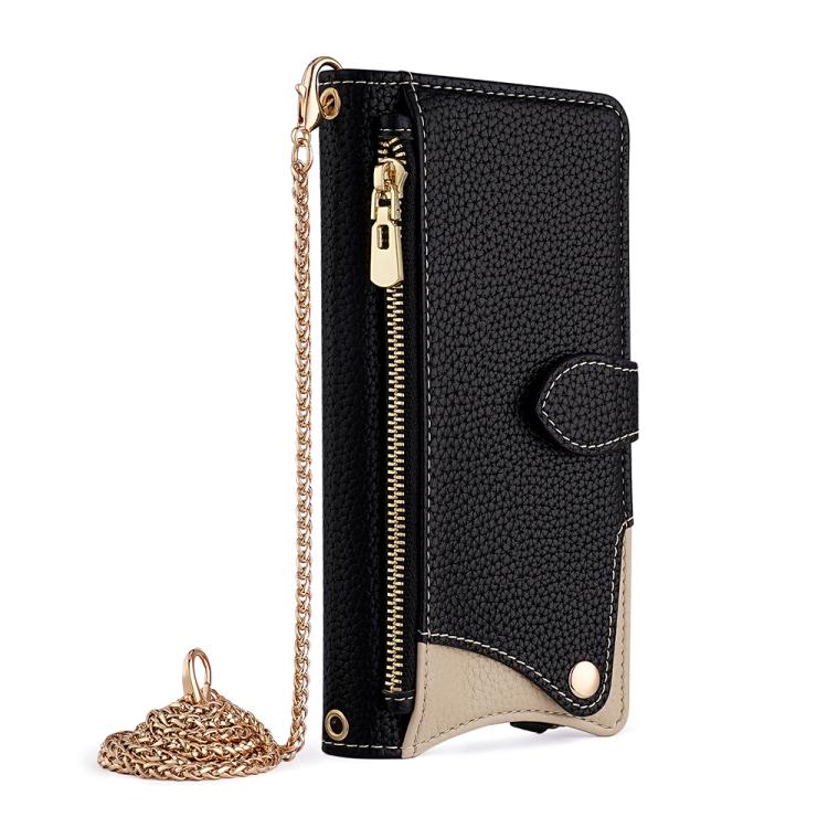Crossbody Chain Fishtail Litchi Leather Phone Case, For OnePlus Ace 5 / Ace 5 Pro, For OnePlus Ace 3 Pro, For OnePlus Nord N200 5G