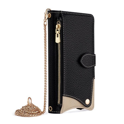 Crossbody Chain Fishtail Litchi Leather Phone Case, For OnePlus Ace 5 / Ace 5 Pro, For OnePlus Ace 3 Pro, For OnePlus Nord N200 5G