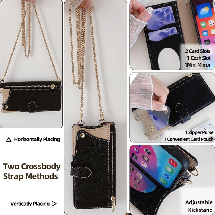Crossbody Chain Fishtail Litchi Leather Phone Case, For OnePlus Ace 5 / Ace 5 Pro, For OnePlus Ace 3 Pro, For OnePlus Nord N200 5G