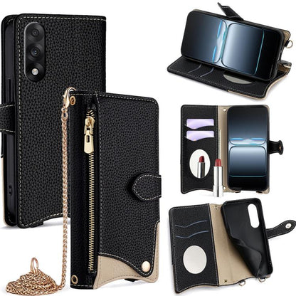 Crossbody Chain Fishtail Litchi Leather Phone Case, For OnePlus Ace 6, For OnePlus 15, For OnePlus Ace 5 Ultra / Nord 5, For OnePlus Nord CE5 / Ace 5 Racing