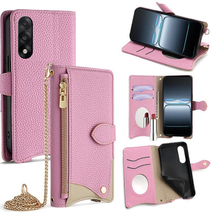 Crossbody Chain Fishtail Litchi Leather Phone Case, For OnePlus Ace 6, For OnePlus 15, For OnePlus Ace 5 Ultra / Nord 5, For OnePlus Nord CE5 / Ace 5 Racing