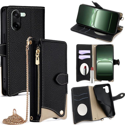 Crossbody Chain Fishtail Litchi Leather Phone Case, For OnePlus Ace 6, For OnePlus 15, For OnePlus Ace 5 Ultra / Nord 5, For OnePlus Nord CE5 / Ace 5 Racing