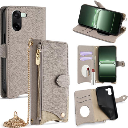 Crossbody Chain Fishtail Litchi Leather Phone Case, For OnePlus Ace 6, For OnePlus 15, For OnePlus Ace 5 Ultra / Nord 5, For OnePlus Nord CE5 / Ace 5 Racing