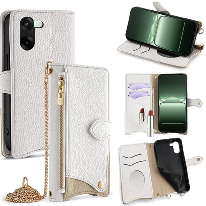 Crossbody Chain Fishtail Litchi Leather Phone Case, For OnePlus Ace 6, For OnePlus 15, For OnePlus Ace 5 Ultra / Nord 5, For OnePlus Nord CE5 / Ace 5 Racing