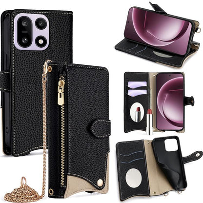 Crossbody Chain Fishtail Litchi Leather Phone Case, For OnePlus Ace 6, For OnePlus 15, For OnePlus Ace 5 Ultra / Nord 5, For OnePlus Nord CE5 / Ace 5 Racing