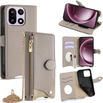 Crossbody Chain Fishtail Litchi Leather Phone Case, For OnePlus Ace 6, For OnePlus 15, For OnePlus Ace 5 Ultra / Nord 5, For OnePlus Nord CE5 / Ace 5 Racing