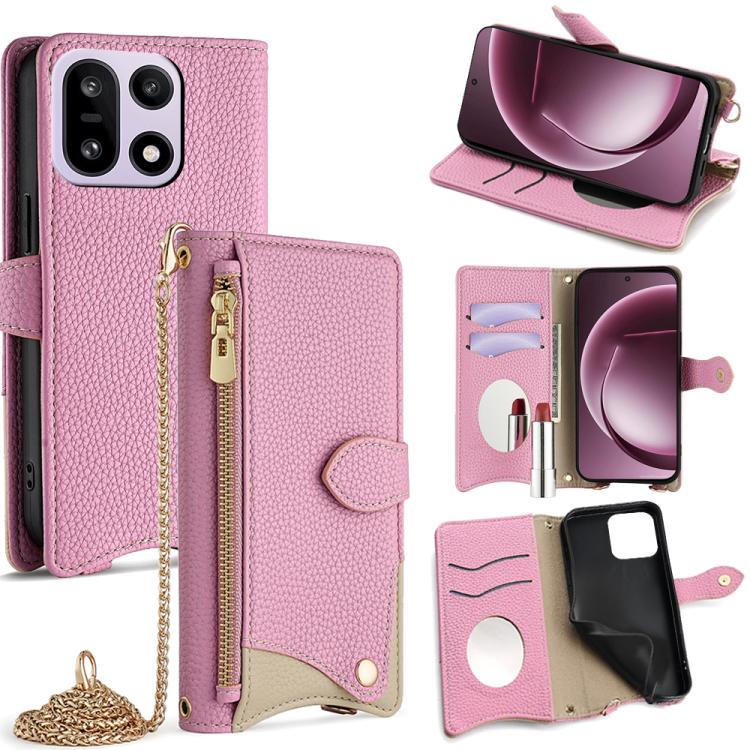 Crossbody Chain Fishtail Litchi Leather Phone Case, For OnePlus Ace 6, For OnePlus 15, For OnePlus Ace 5 Ultra / Nord 5, For OnePlus Nord CE5 / Ace 5 Racing