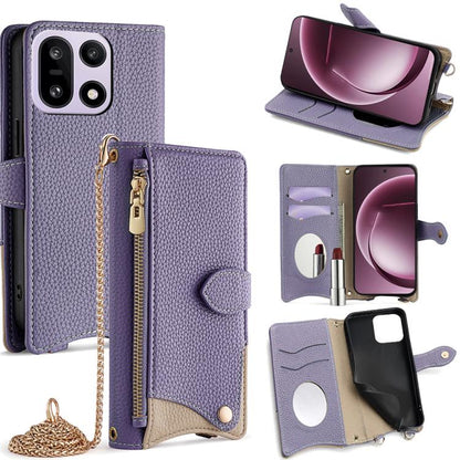 Crossbody Chain Fishtail Litchi Leather Phone Case, For OnePlus Ace 6, For OnePlus 15, For OnePlus Ace 5 Ultra / Nord 5, For OnePlus Nord CE5 / Ace 5 Racing