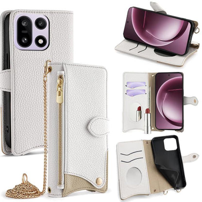 Crossbody Chain Fishtail Litchi Leather Phone Case, For OnePlus Ace 6, For OnePlus 15, For OnePlus Ace 5 Ultra / Nord 5, For OnePlus Nord CE5 / Ace 5 Racing