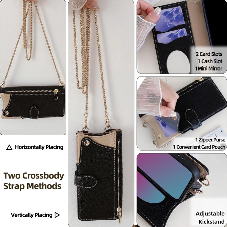 Crossbody Chain Fishtail Litchi Leather Phone Case, For OnePlus Ace 6, For OnePlus 15, For OnePlus Ace 5 Ultra / Nord 5, For OnePlus Nord CE5 / Ace 5 Racing