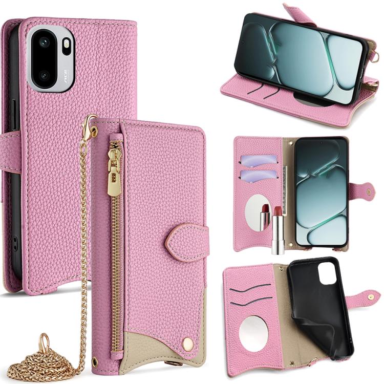 Crossbody Chain Fishtail Litchi Leather Phone Case, For OnePlus Ace 6, For OnePlus 15, For OnePlus Ace 5 Ultra / Nord 5, For OnePlus Nord CE5 / Ace 5 Racing