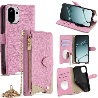 Crossbody Chain Fishtail Litchi Leather Phone Case, For OnePlus Ace 6, For OnePlus 15, For OnePlus Ace 5 Ultra / Nord 5, For OnePlus Nord CE5 / Ace 5 Racing