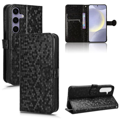 Honeycomb Dot Texture Leather Phone Case, For Samsung Galaxy S25 FE 5G, For Samsung Galaxy S25 5G, For Samsung Galaxy S25+ 5G, For Samsung Galaxy S25 Ultra 5G