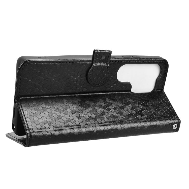Honeycomb Dot Texture Leather Phone Case, For Samsung Galaxy S25 Ultra 5G