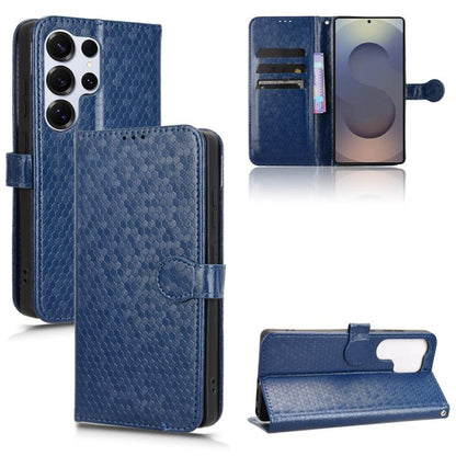 Honeycomb Dot Texture Leather Phone Case, For Samsung Galaxy S25 FE 5G, For Samsung Galaxy S25 5G, For Samsung Galaxy S25+ 5G, For Samsung Galaxy S25 Ultra 5G