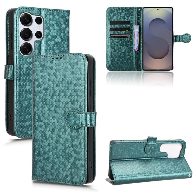Honeycomb Dot Texture Leather Phone Case, For Samsung Galaxy S25 Ultra 5G