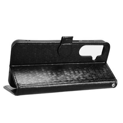 Honeycomb Dot Texture Leather Phone Case, For Samsung Galaxy M36 5G, For Samsung Galaxy S25 FE 5G, For Samsung Galaxy S25 5G, For Samsung Galaxy S25+ 5G