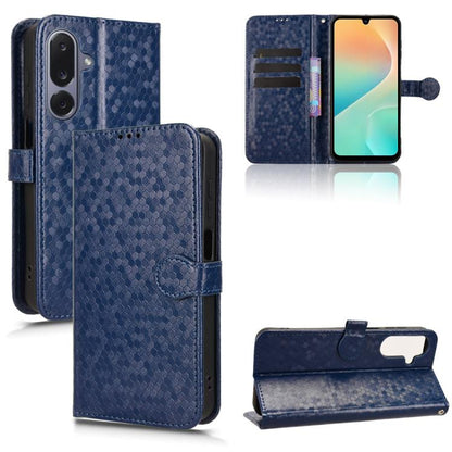 Honeycomb Dot Texture Leather Phone Case, For Samsung Galaxy M36 5G, For Samsung Galaxy S25 FE 5G, For Samsung Galaxy S25 5G, For Samsung Galaxy S25+ 5G