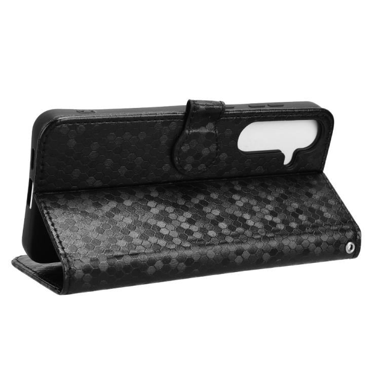 Honeycomb Dot Texture Leather Phone Case, For Samsung Galaxy S26+ 5G, For Samsung Galaxy S26 Ultra 5G, For Samsung Galaxy S26 5G, For Samsung Galaxy M36 5G