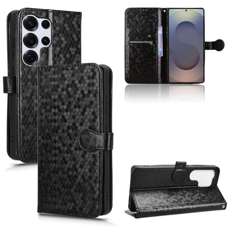 Honeycomb Dot Texture Leather Phone Case, For Samsung Galaxy S26+ 5G, For Samsung Galaxy S26 Ultra 5G, For Samsung Galaxy S26 5G, For Samsung Galaxy M36 5G