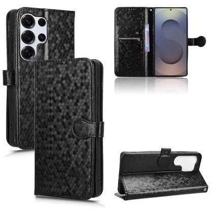 Honeycomb Dot Texture Leather Phone Case, For Samsung Galaxy S26+ 5G, For Samsung Galaxy S26 Ultra 5G, For Samsung Galaxy S26 5G, For Samsung Galaxy M36 5G