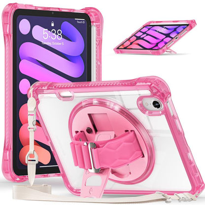 Rotation Grip Holder TPU Hybrid Clear PC Tablet Case, For iPad 2025 / 2022, For iPad mini 2024 / mini 6, For iPad 10.2 2021 / 2020 / 2019