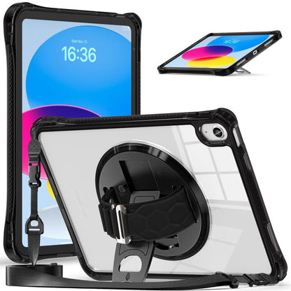 Rotation Grip Holder TPU Hybrid Clear PC Tablet Case, For iPad 2025 / 2022, For iPad mini 2024 / mini 6, For iPad 10.2 2021 / 2020 / 2019
