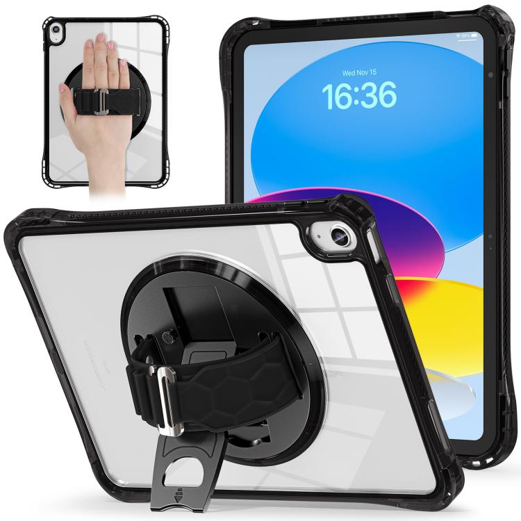 Rotation Grip Holder TPU Hybrid Clear PC Tablet Case, For iPad 2025 / 2022, For iPad mini 2024 / mini 6, For iPad 10.2 2021 / 2020 / 2019