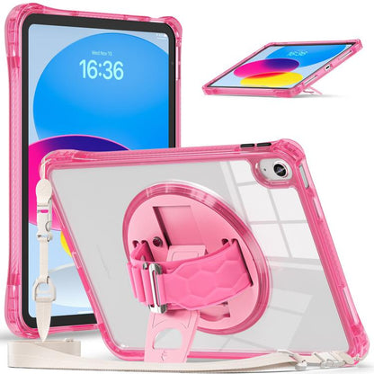 Rotation Grip Holder TPU Hybrid Clear PC Tablet Case, For iPad 2025 / 2022, For iPad mini 2024 / mini 6, For iPad 10.2 2021 / 2020 / 2019