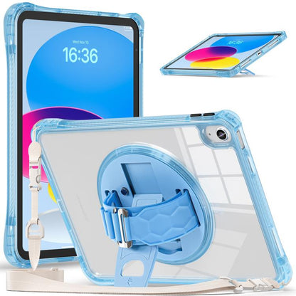 Rotation Grip Holder TPU Hybrid Clear PC Tablet Case, For iPad 2025 / 2022, For iPad mini 2024 / mini 6, For iPad 10.2 2021 / 2020 / 2019
