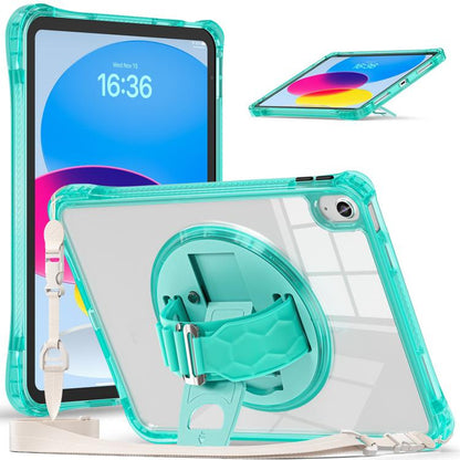 Rotation Grip Holder TPU Hybrid Clear PC Tablet Case, For iPad 2025 / 2022, For iPad mini 2024 / mini 6, For iPad 10.2 2021 / 2020 / 2019