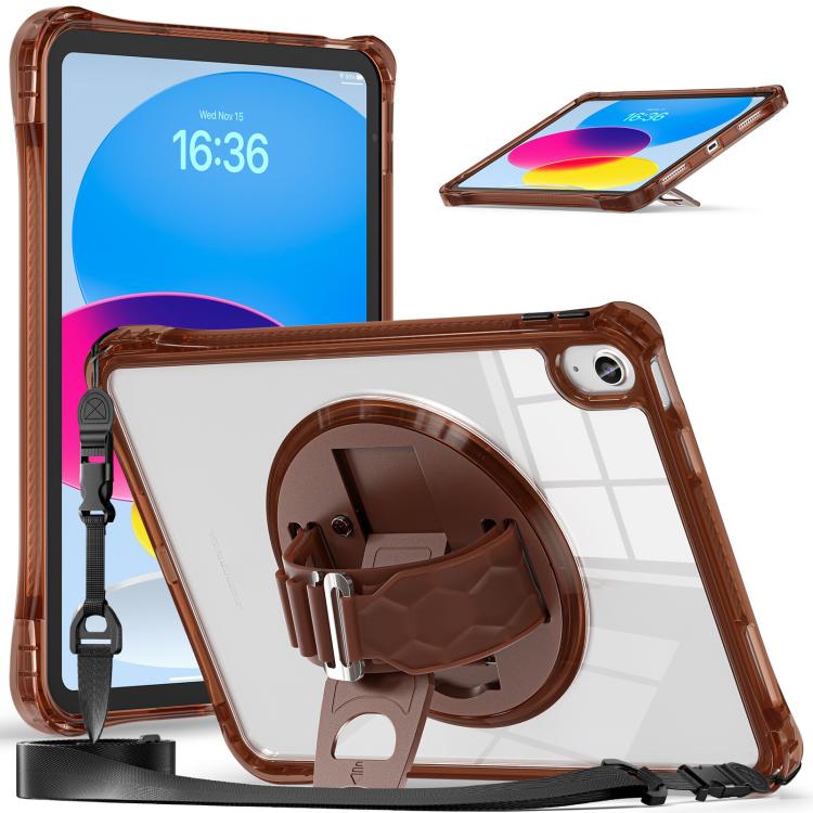 Rotation Grip Holder TPU Hybrid Clear PC Tablet Case, For iPad 2025 / 2022, For iPad mini 2024 / mini 6, For iPad 10.2 2021 / 2020 / 2019